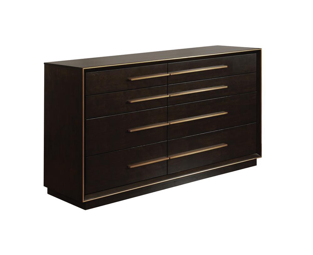 Durango Smoked Peppercorn 8-Drawer Dresser by Coaster at Eve Furniture