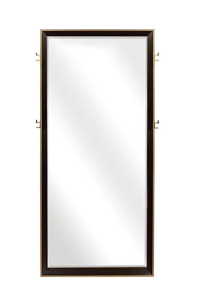 Durango Smoked Peppercorn Floor Mirror by Coaster at Eve Furniture
