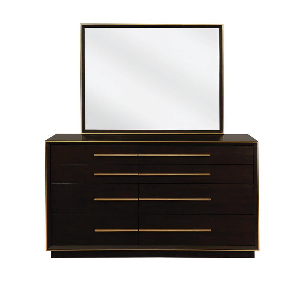 Durango Smoked Peppercorn Mirror by Coaster at Eve Furniture