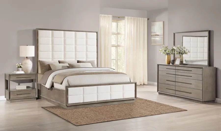 Durango Washed Oak 4-Piece Queen Bedroom Set by Coaster at Eve Furniture