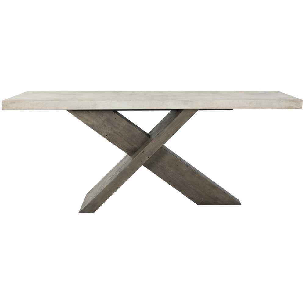 Durant Distressed Gray Console Table by Classic Home at Eve Furniture