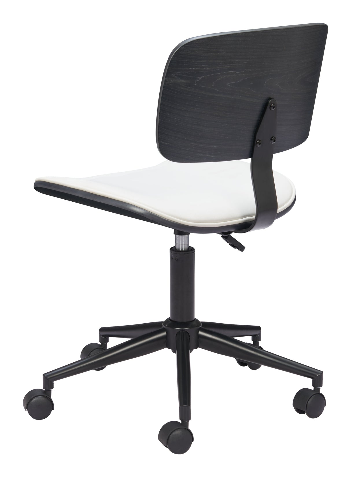 Duravel White & Black Office Chair by Zuomod at Eve Furniture