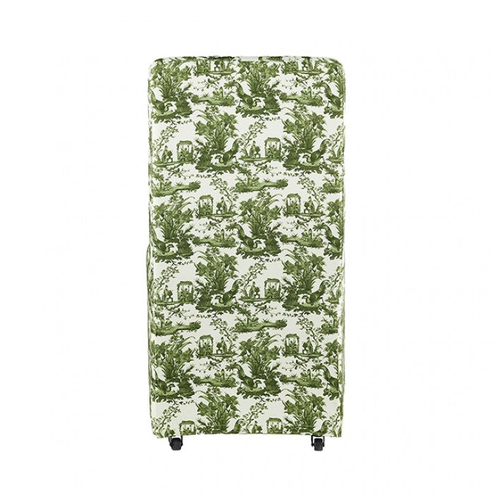 Durham Seaside Cabbage Rose Green/White Dining Chair by Furniture of America at Eve Furniture