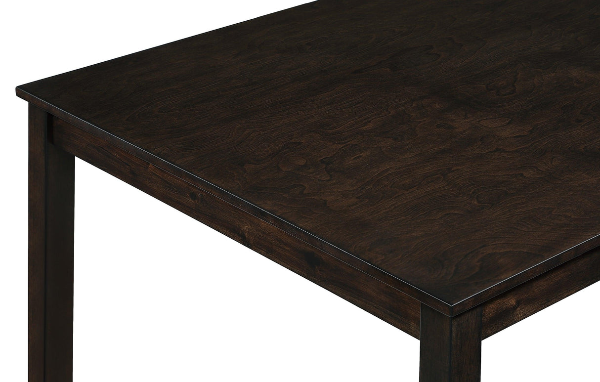 Durham Dark Brown 5-Piece Dining Set by Crown Mark at Eve Furniture