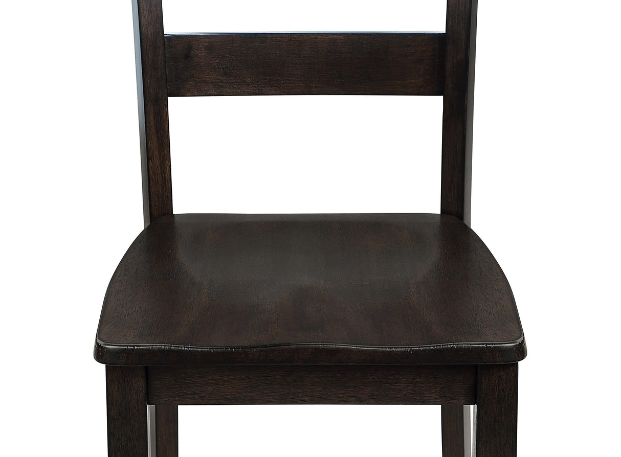 Durham Dark Brown 5-Piece Dining Set by Crown Mark at Eve Furniture