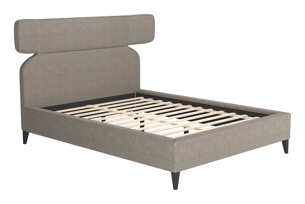 Dusa Olive Brown Queen Bed by Zuomod at Eve Furniture
