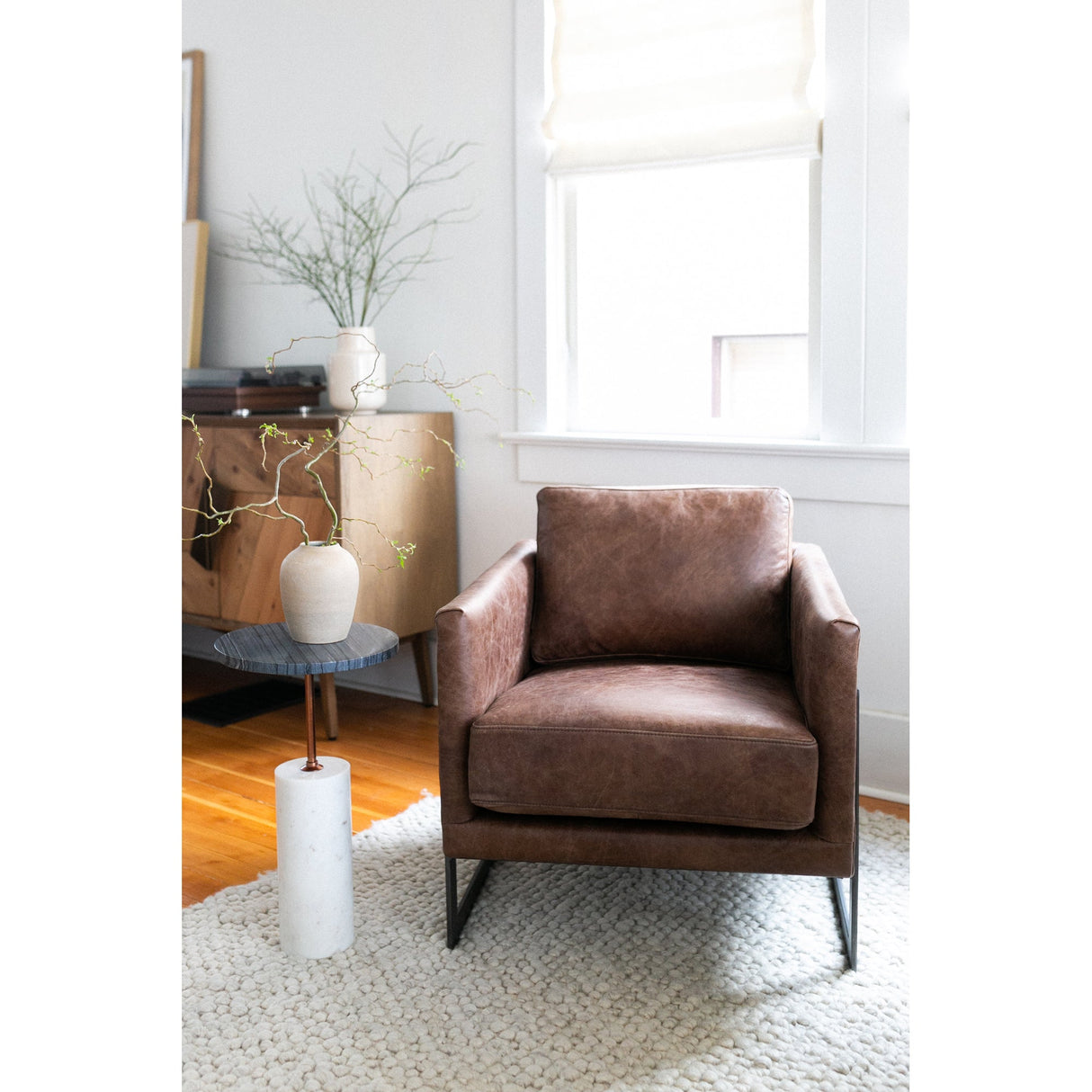 Dusk Black Accent Table by MOES at Eve Furniture
