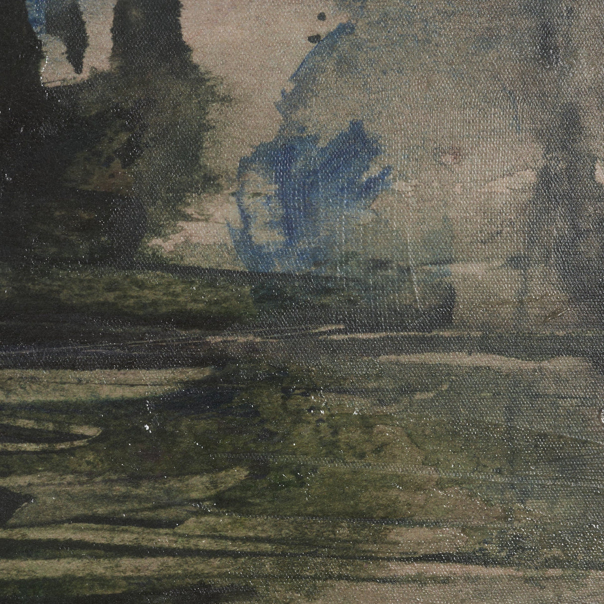 Dusk by Mercana Studio Hand-Embellished Textured Framed Canvas Artwork by Mercana at Eve Furniture