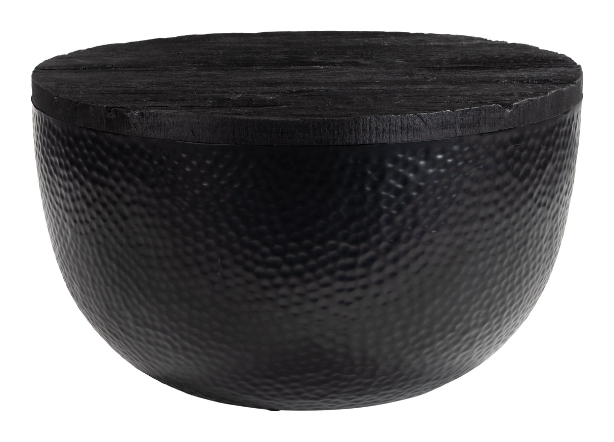 Duskan Black Storage Coffee Table by Zuomod at Eve Furniture