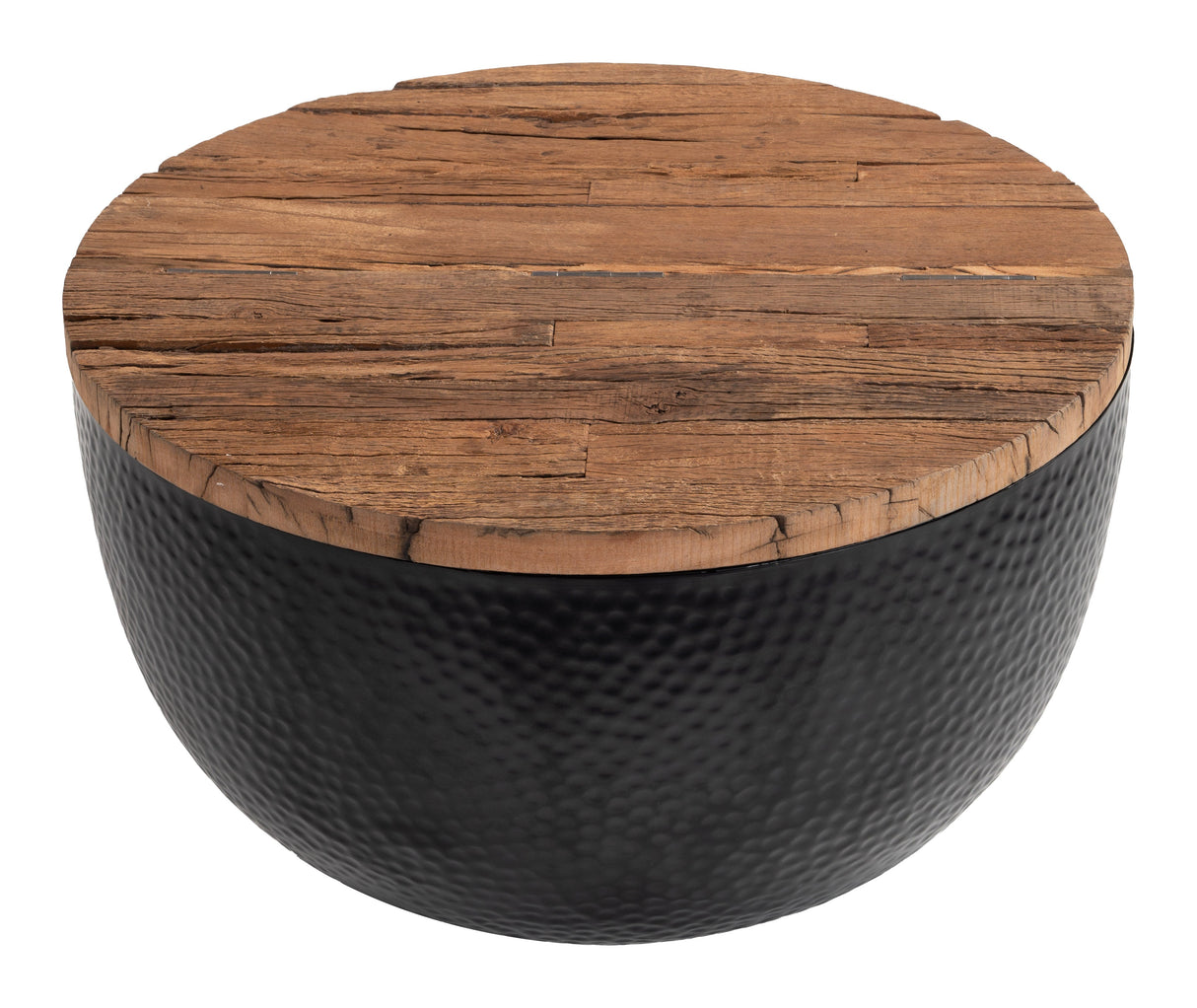 Duskan Natural & Black Storage Coffee Table by Zuomod at Eve Furniture