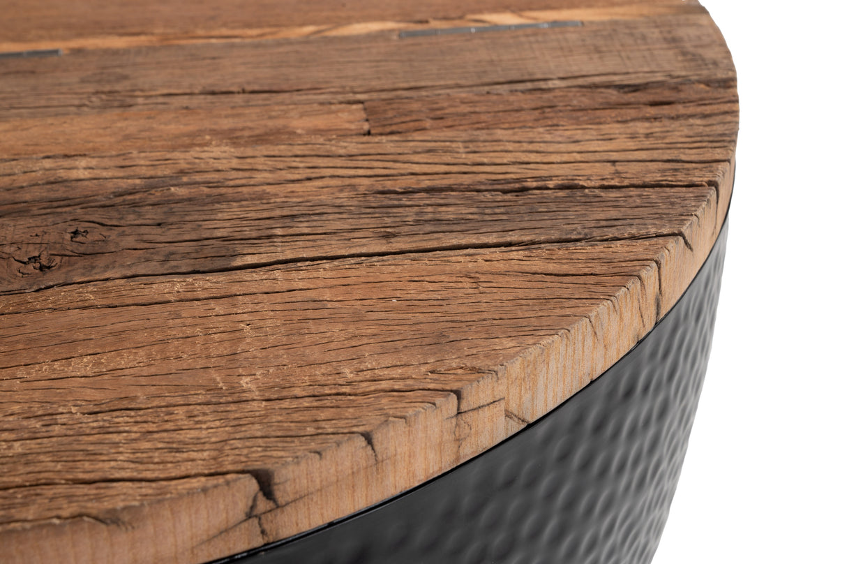 Duskan Natural & Black Storage Coffee Table by Zuomod at Eve Furniture
