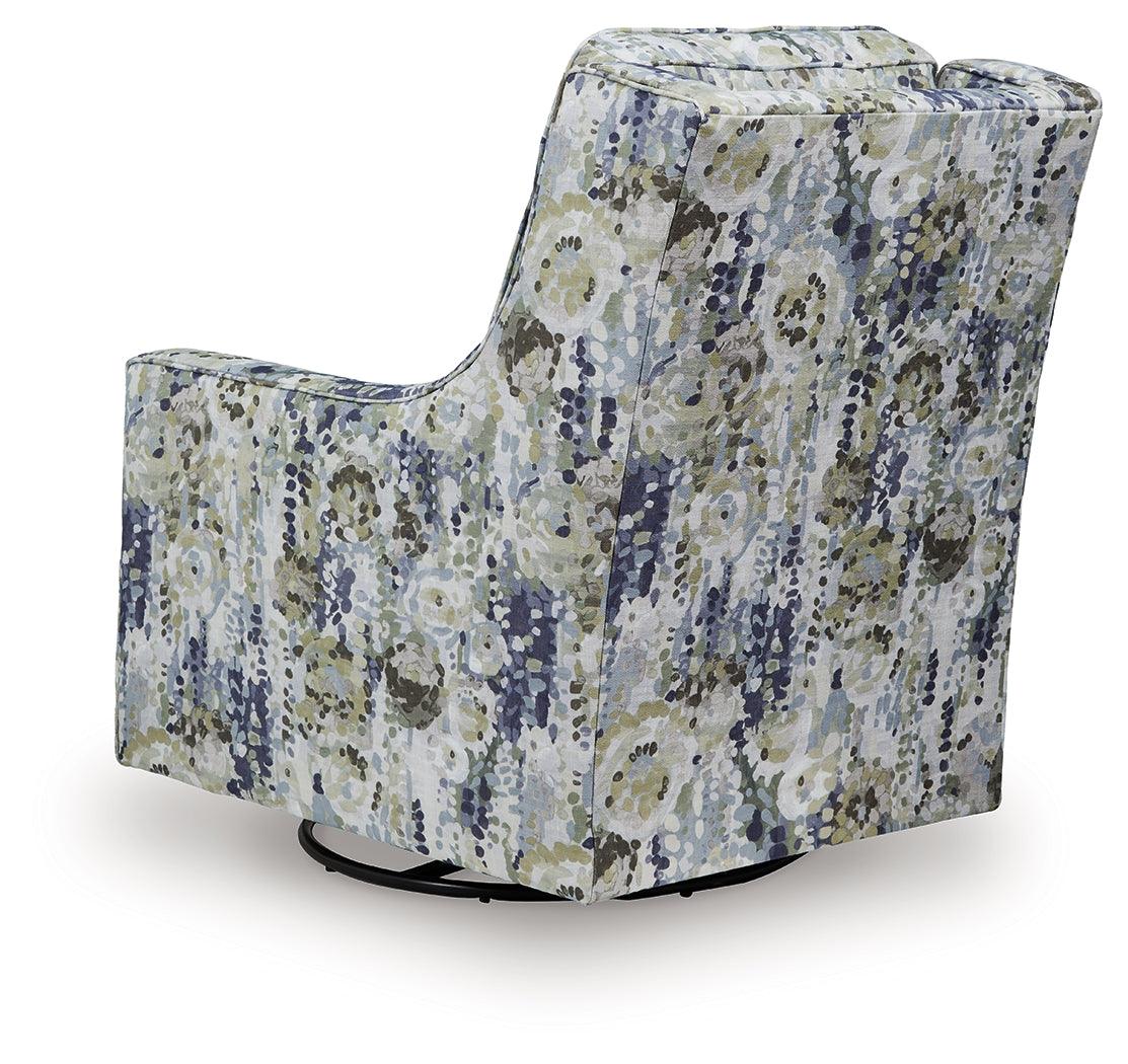 Dustinford Multi Swivel Glider Accent Chair by Ashley at Eve Furniture