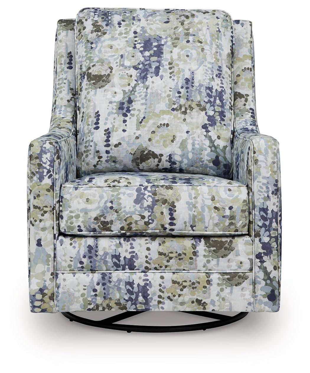Dustinford Multi Swivel Glider Accent Chair by Ashley at Eve Furniture