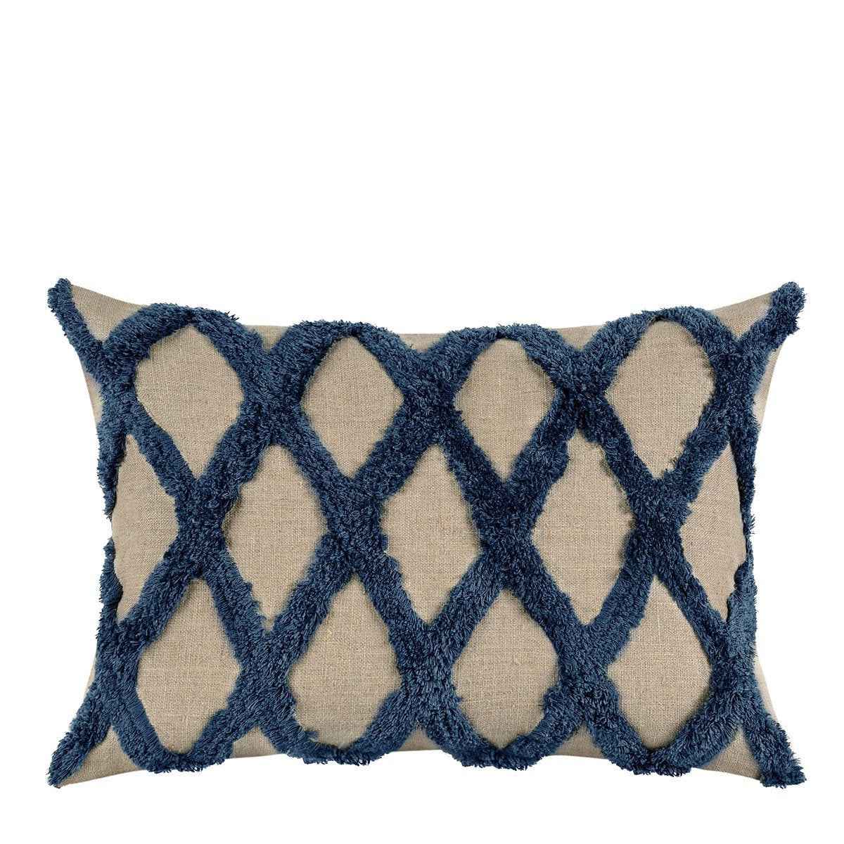 DV Caro Nightfall Blue 14x20 Throw Pillow (Set of 2) by Classic Home at Eve Furniture