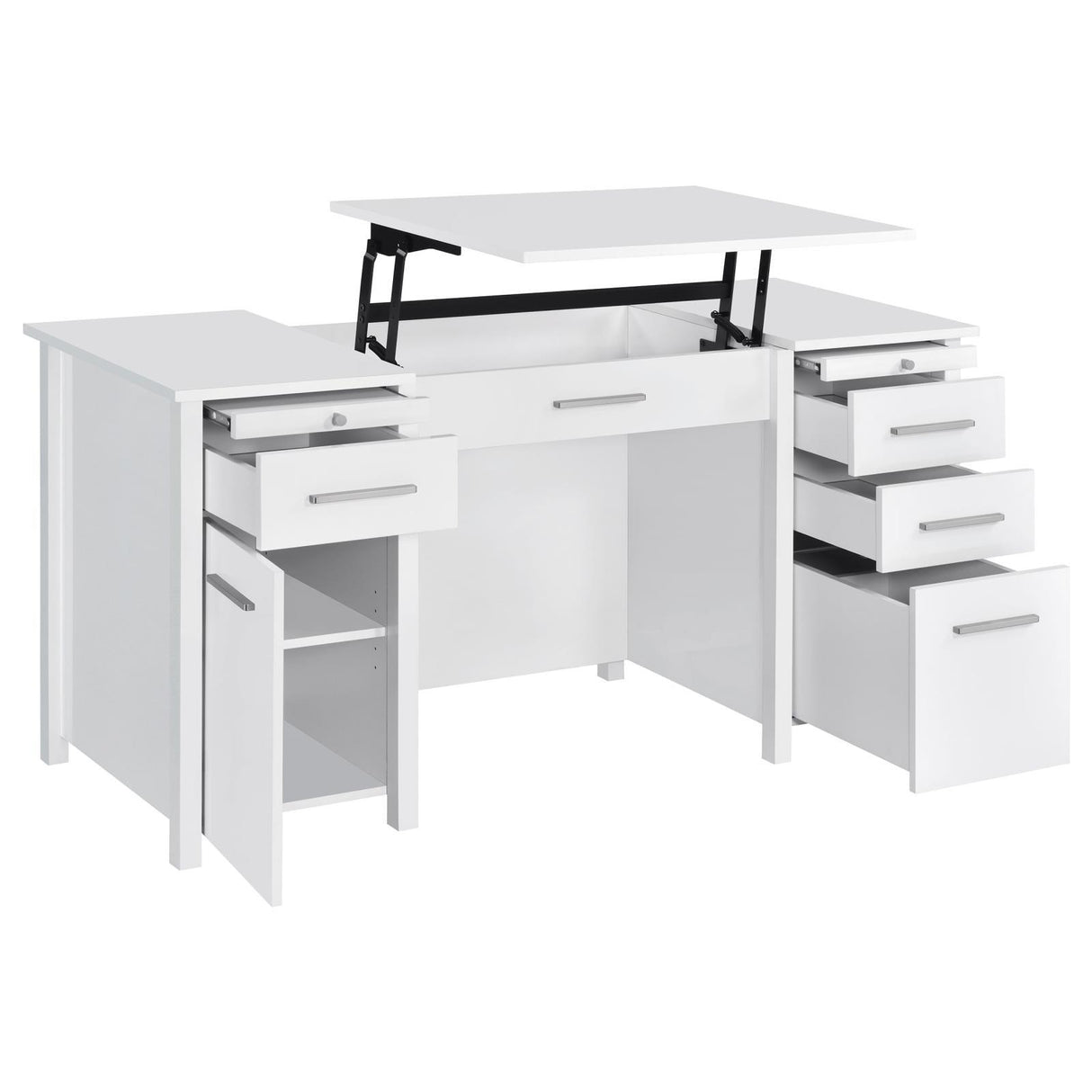Dylan 4-Drawer Lift Top Office Desk by Coaster at Eve Furniture
