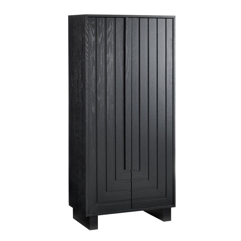 Dylan Black Shoe Cabinet by Crestview at Eve Furniture
