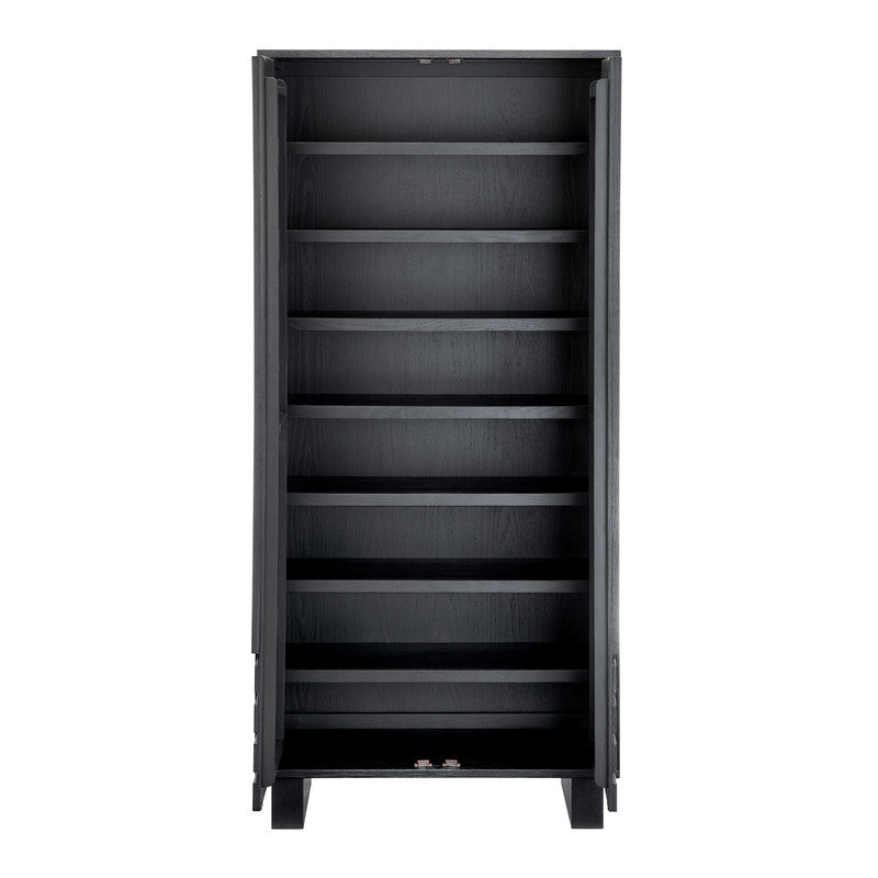 Dylan Black Shoe Cabinet by Crestview at Eve Furniture