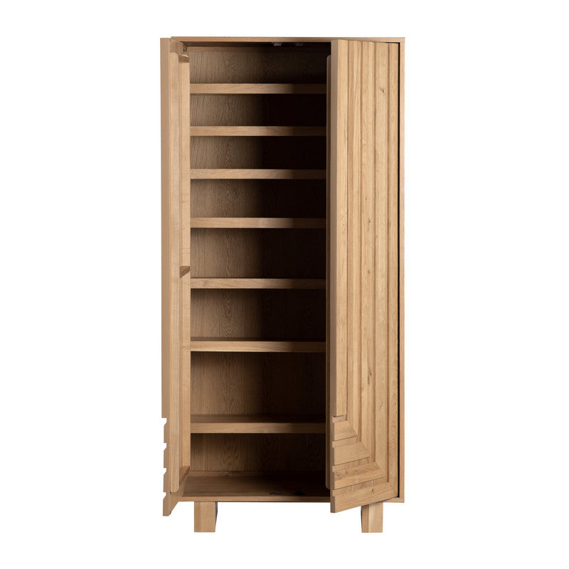 Dylan Brown Shoe Cabinet by Crestview at Eve Furniture