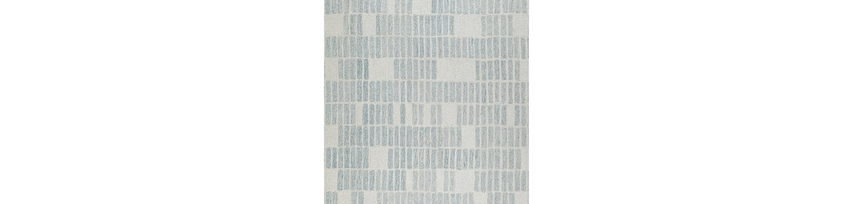 Dylanton Ivory/Blue Large Rug by Ashley at Eve Furniture