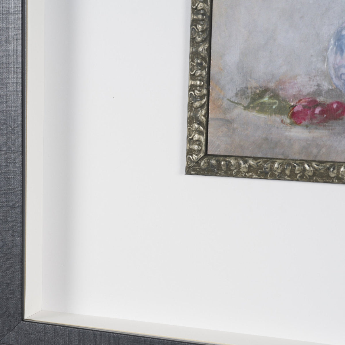 Dynasty Bloom II by Mercana Studio Hand-Embellished Textured Framed Artwork Matted under Glass by Mercana at Eve Furniture