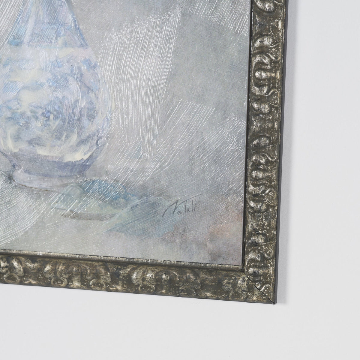 Dynasty Bloom III by Mercana Studio Hand-Embellished Textured Framed Artwork Matted under Glass by Mercana at Eve Furniture
