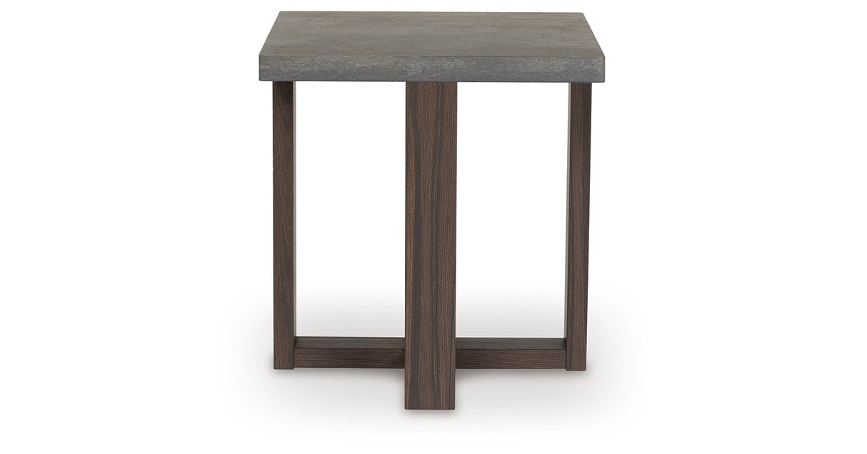 Dynnford Gray/Brown Table (Set of 3) by ASHLEY FURNITURE at Eve Furniture