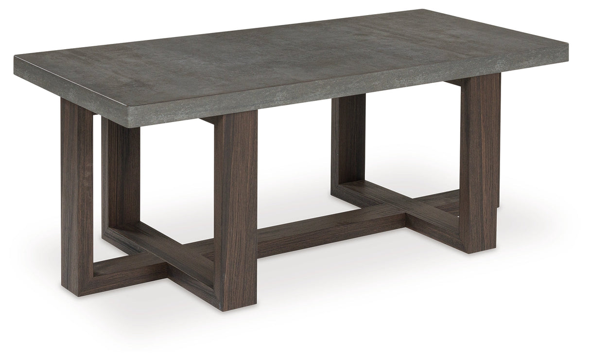 Dynnford Gray/Brown Table (Set of 3) by ASHLEY FURNITURE at Eve Furniture