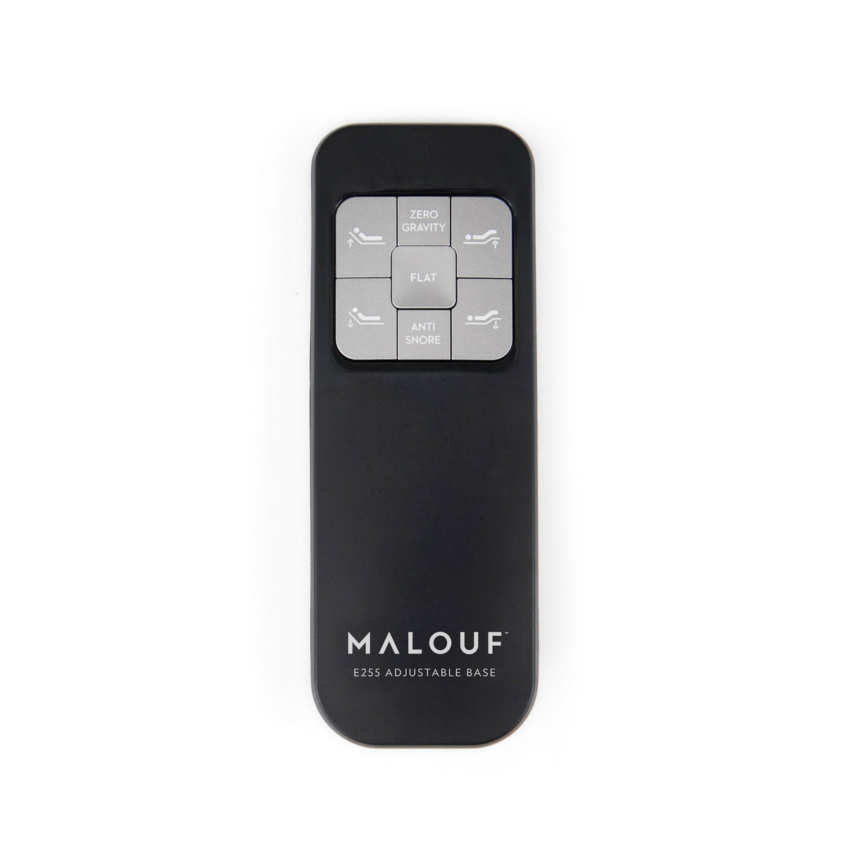 E255 Charcoal Full Adjustable Bed Base by Malouf at Eve Furniture