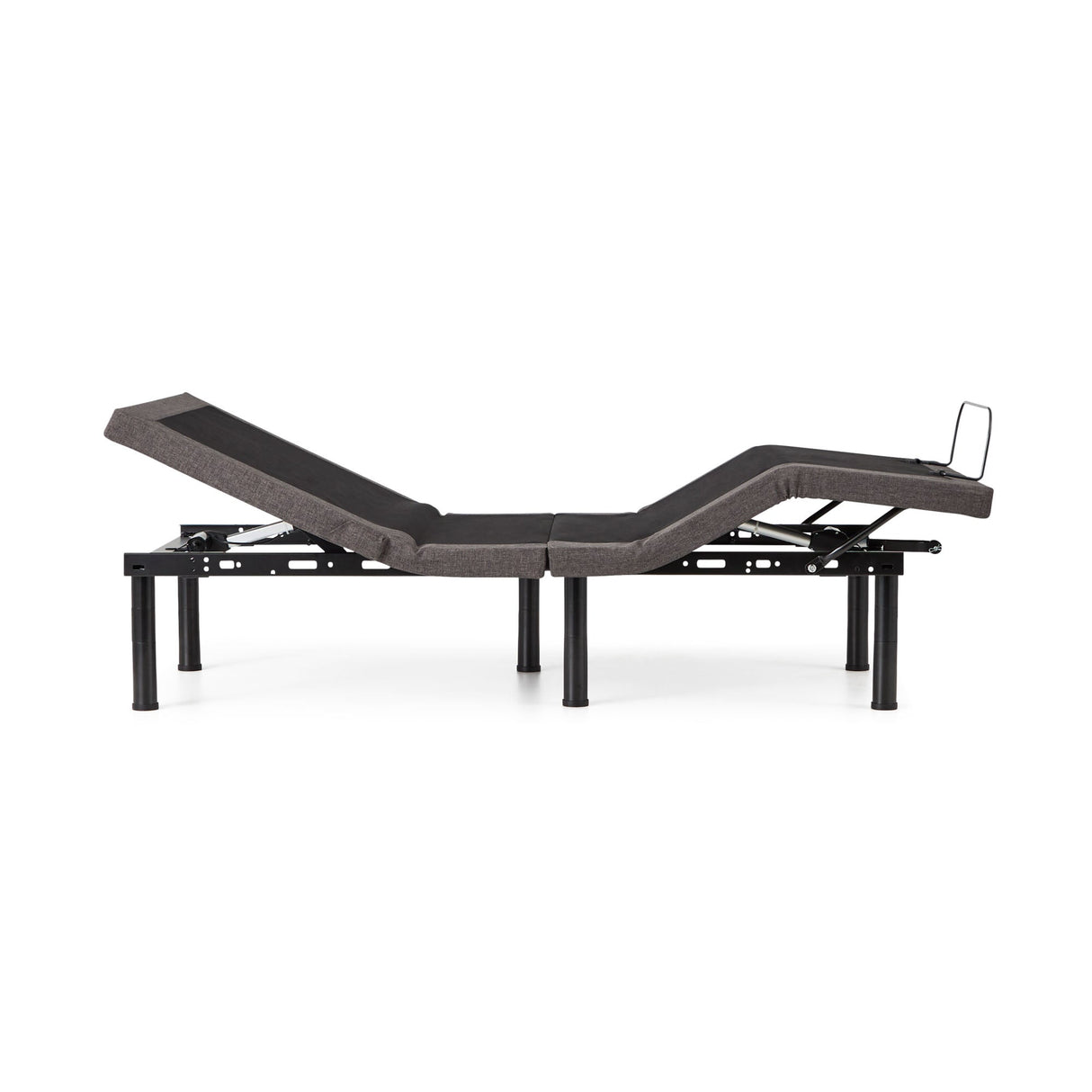 E455 Charcoal Queen Adjustable Bed Base by Malouf at Eve Furniture