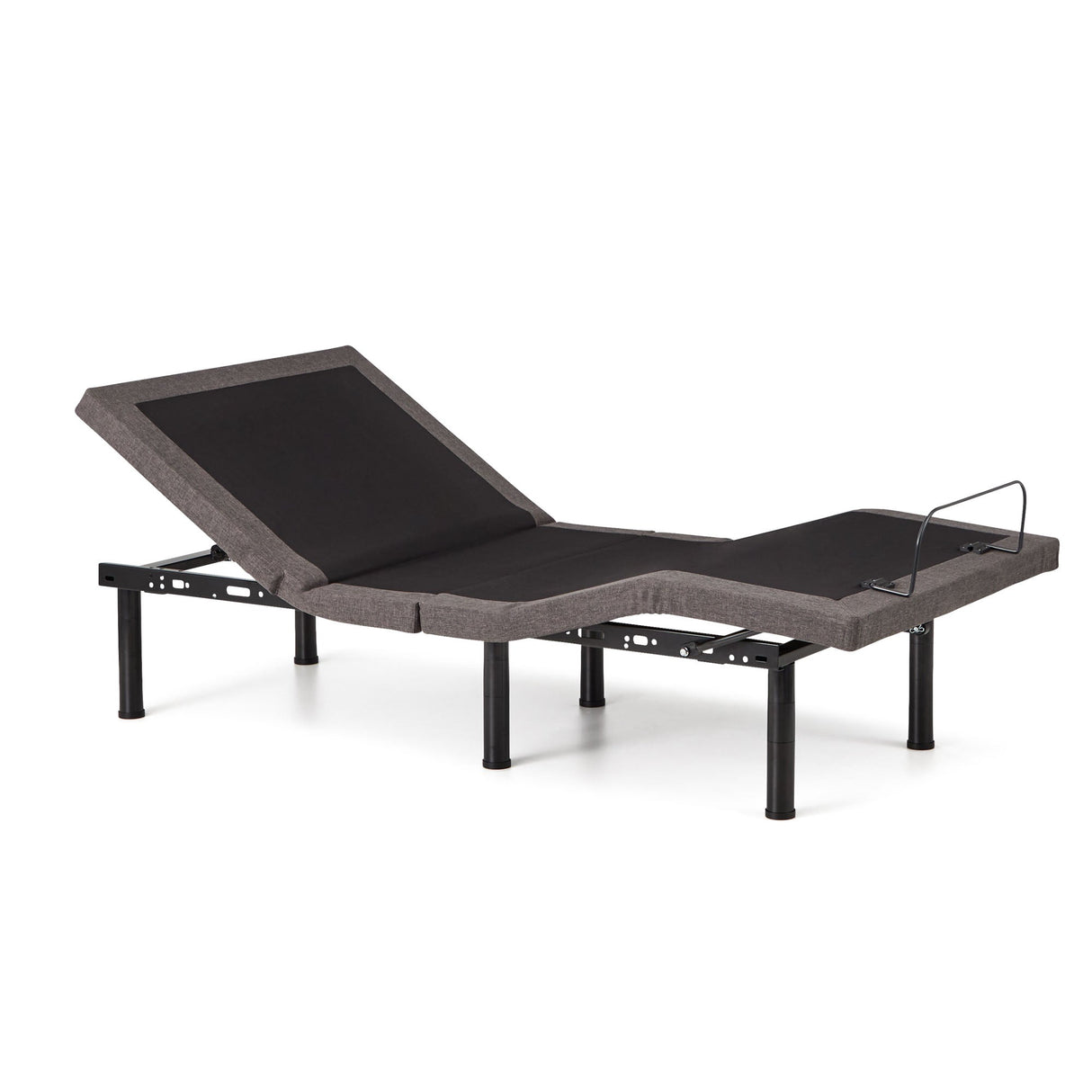 E455 Charcoal Twin XL Adjustable Bed Base by Malouf at Eve Furniture