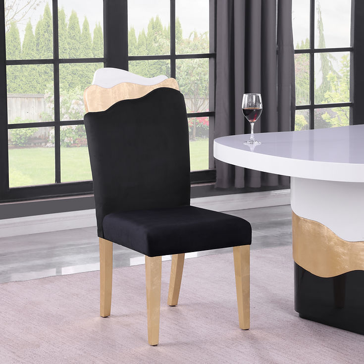 Orion White/Black 7-Piece Dining Room Set by New Era Innovations at Eve Furniture