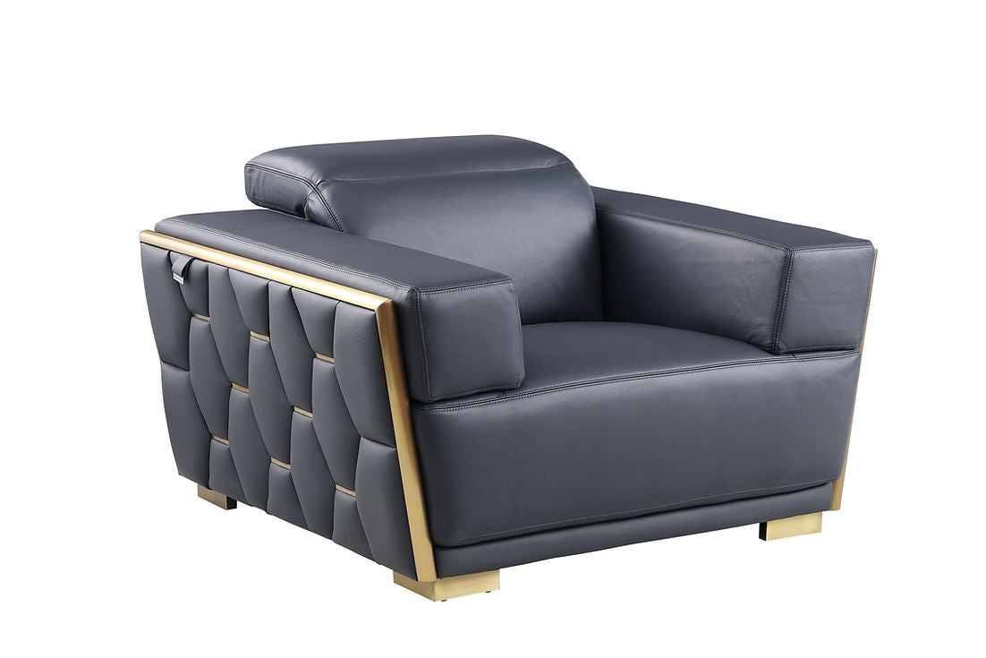 Hexor Navy Living Room Set by New Era Innovations at Eve Furniture