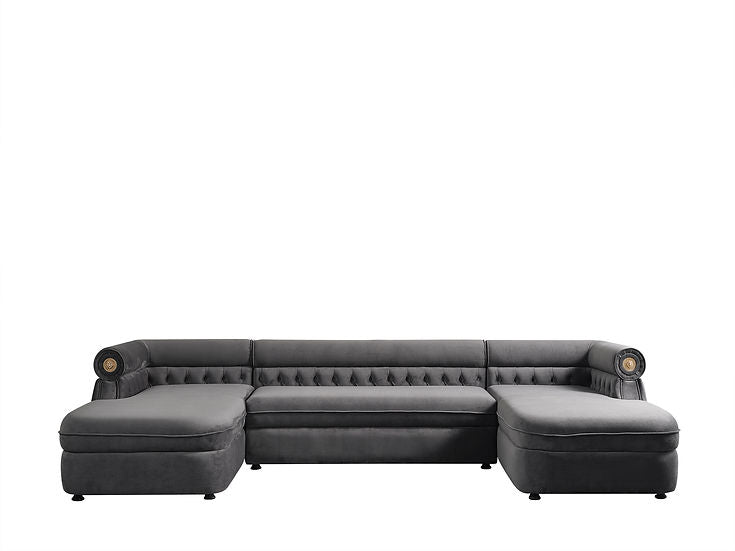 Brooklyn Grey Sectional by New Era Innovations at Eve Furniture