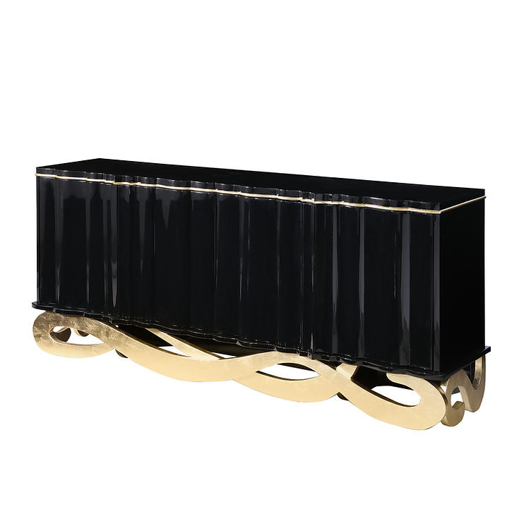 Tessa Black Console Table by New Era Innovations at Eve Furniture