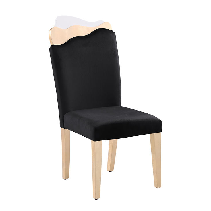 Orion White/Black 7-Piece Dining Room Set by New Era Innovations at Eve Furniture