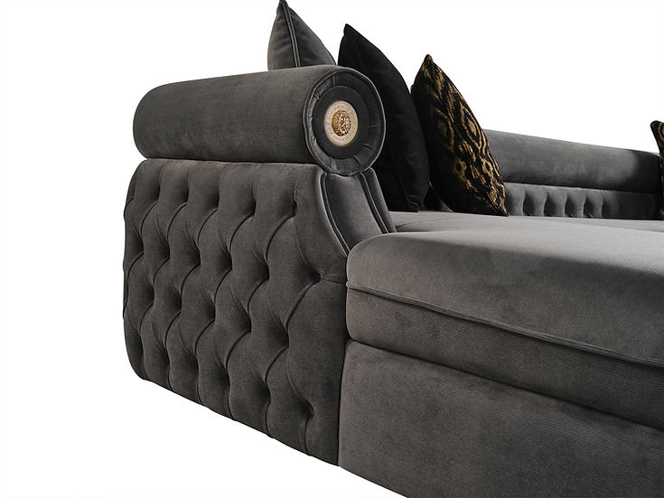 Brooklyn Grey Sectional by New Era Innovations at Eve Furniture