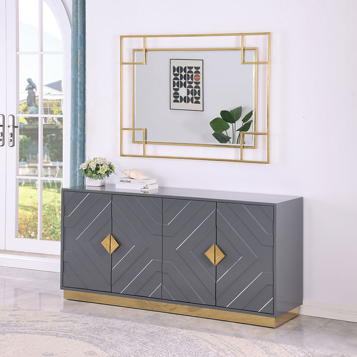 Paros Grey Console Table by New Era Innovations at Eve Furniture