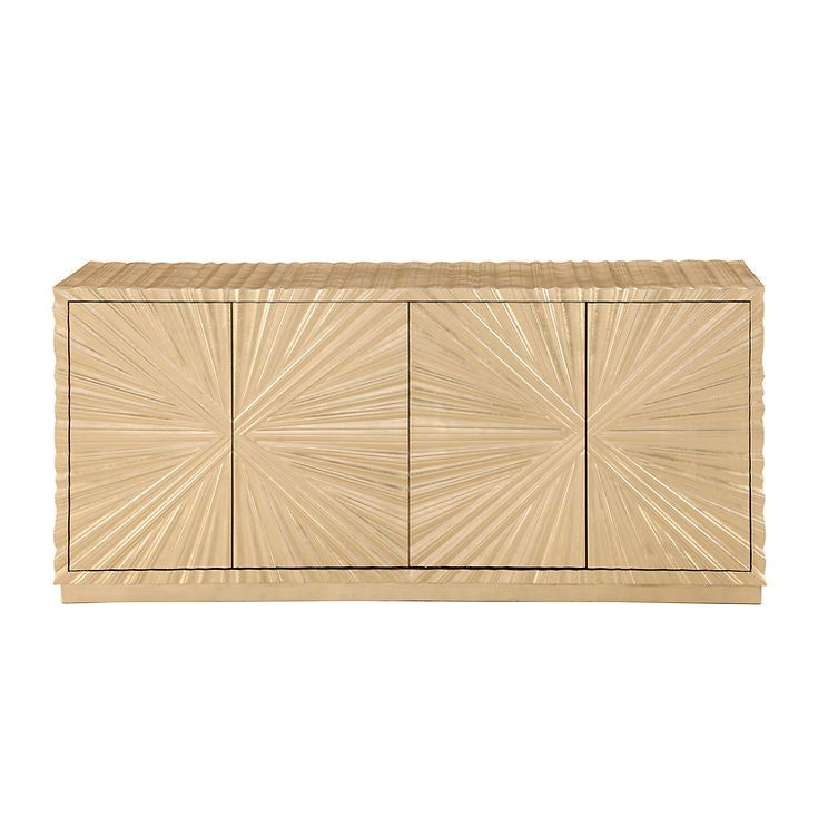Helios Gold Leaf Console Table by New Era Innovations at Eve Furniture