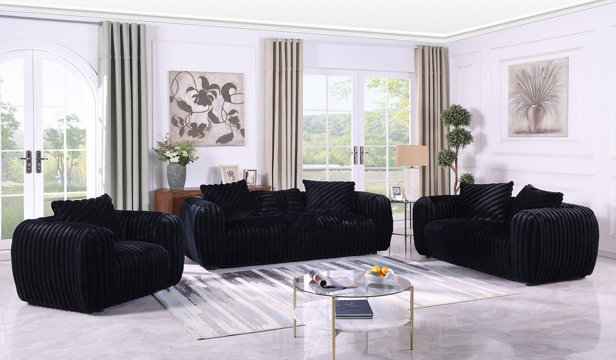 Eli Black Living Room Set by New Era Innovations at Eve Furniture