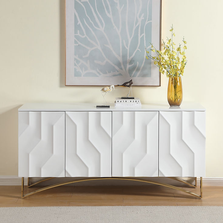 Bianca White Console Table by New Era Innovations at Eve Furniture