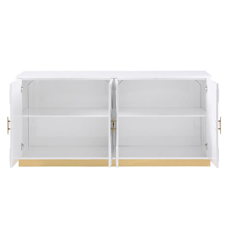 Paros White Console Table by New Era Innovations at Eve Furniture