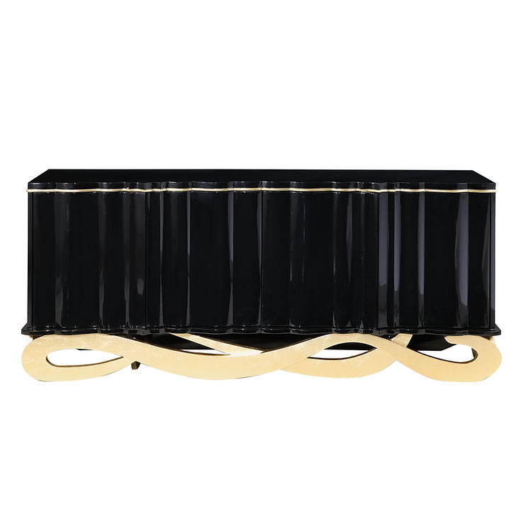 Tessa Black Console Table by New Era Innovations at Eve Furniture