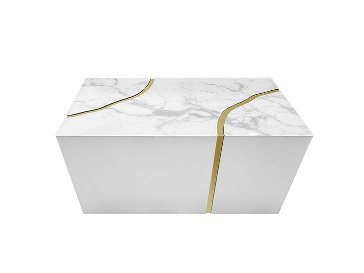 Stone White Coffee Table by New Era Innovations at Eve Furniture