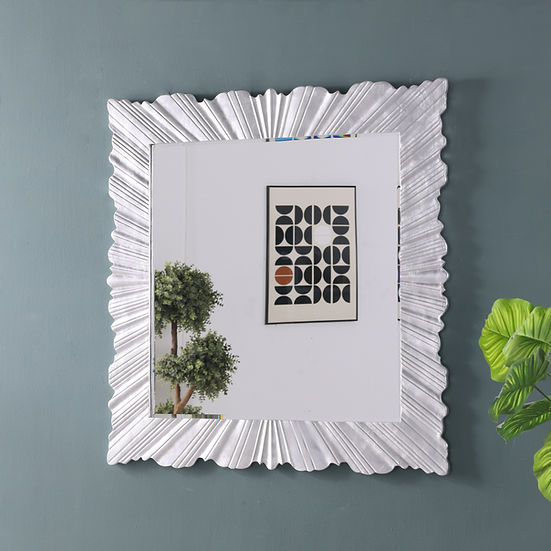 Selene Silver Leaf Mirror by New Era Innovations at Eve Furniture