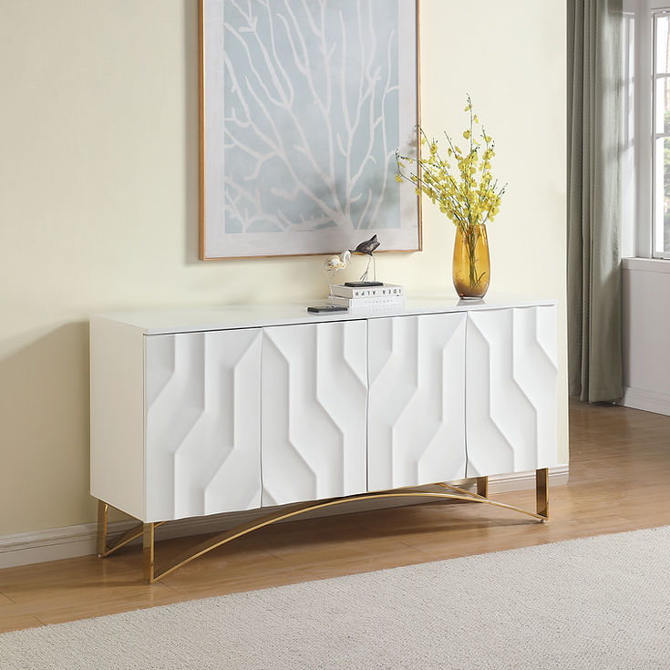 Bianca White Console Table by New Era Innovations at Eve Furniture