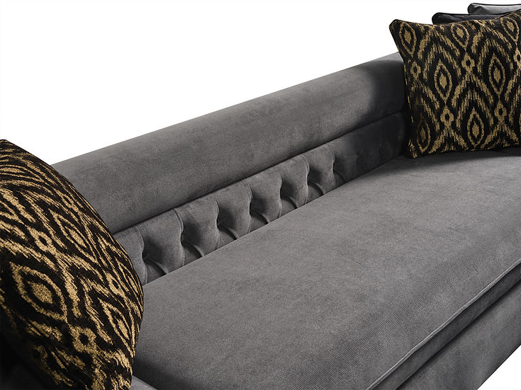 Brooklyn Grey Sectional by New Era Innovations at Eve Furniture
