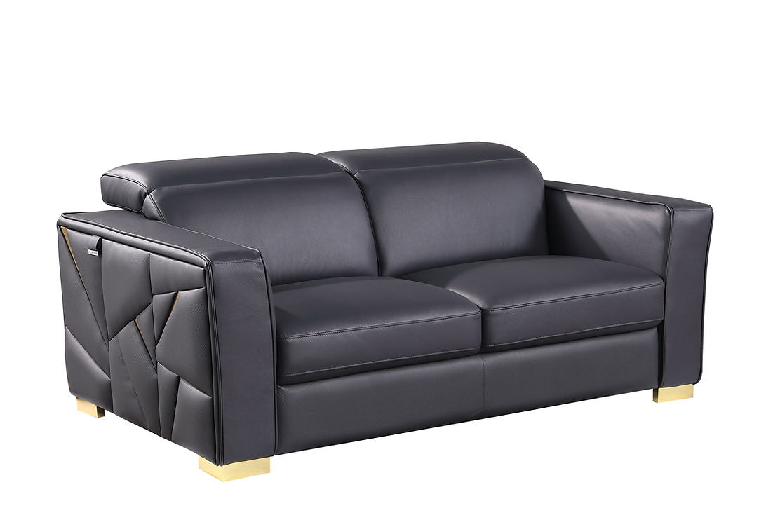 Astra Dark Navy Living Room Set by New Era Innovations at Eve Furniture