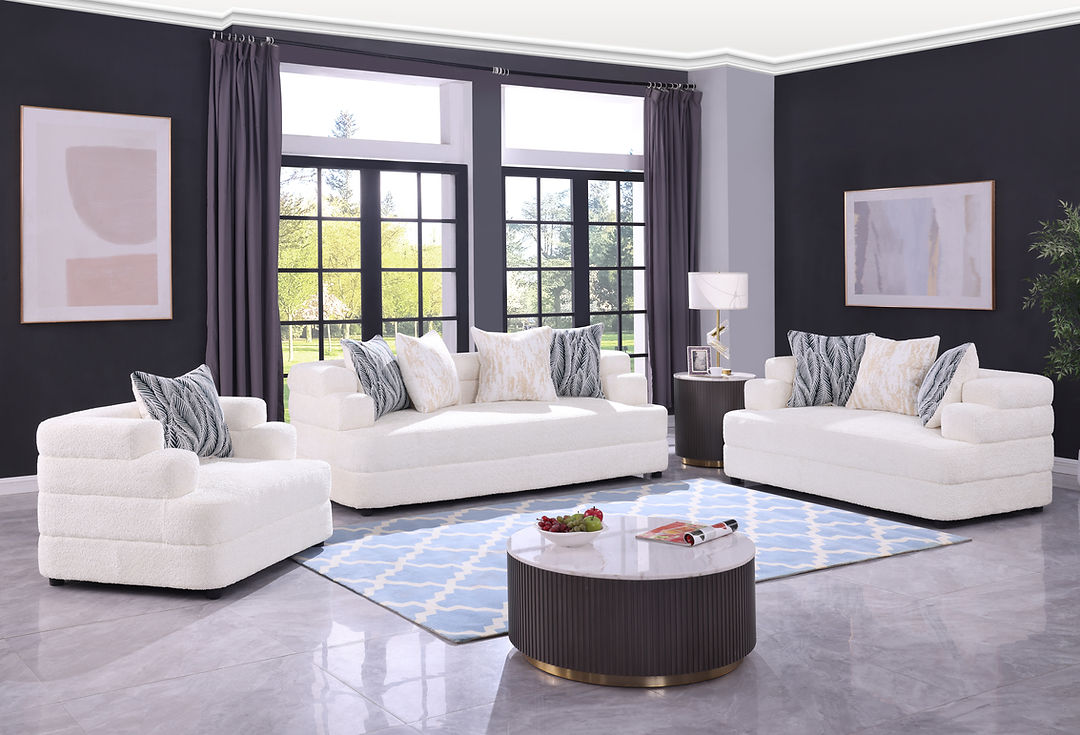 Stepso Cream Living Room Set by New Era Innovations at Eve Furniture