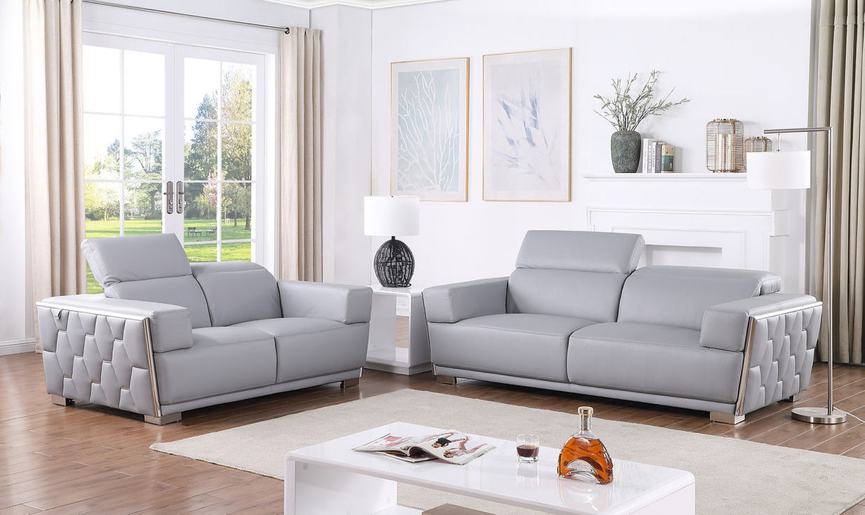 Hexor Light Blue Living Room Set by New Era Innovations at Eve Furniture