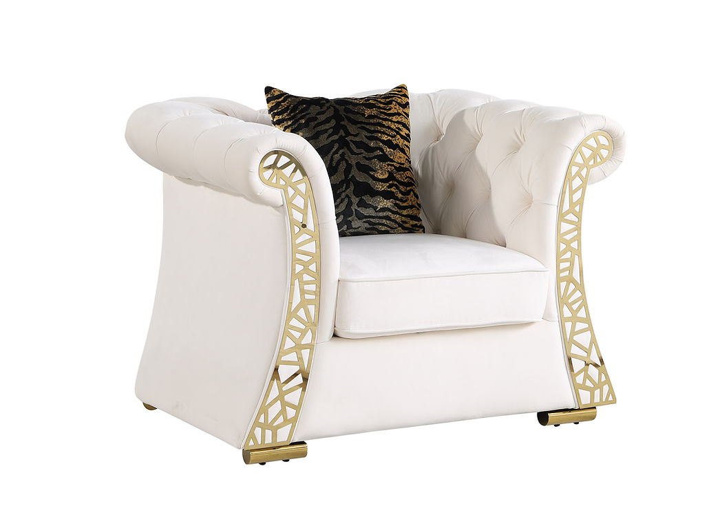 Curamo Cream Living Room Set by New Era Innovations at Eve Furniture